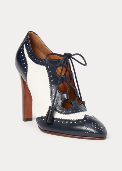 Ralph Lauren Scarlette Calfskin Pumps Dame Danmark (DGLRI6950)